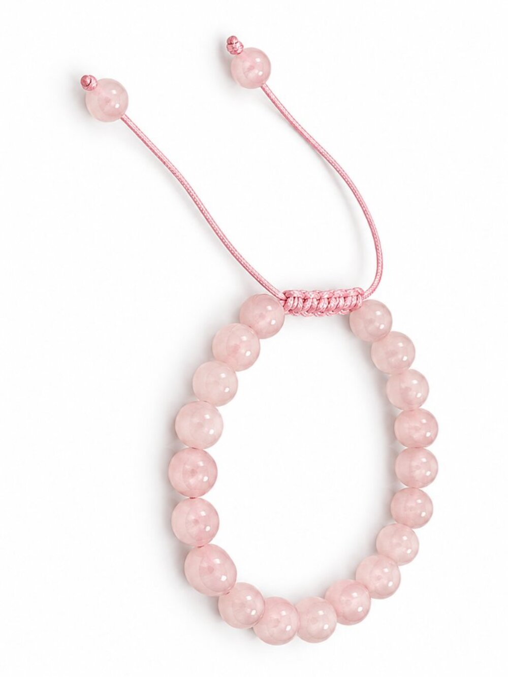 Rose Quartz Beads Bracelet 8mm